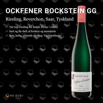 2018 Ockfener Bockstein GG, Weingut Reverchon, Saar, Tyskland